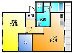 キブネハイツ 1階