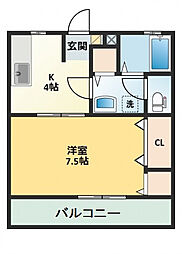 パークサイド上西 2階