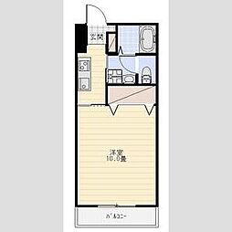 彩 1Kの間取図画像