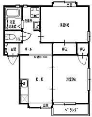物件の間取り