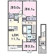 自動車学校前駅より徒歩25分 2階 築2年1ヶ月の賃貸物件