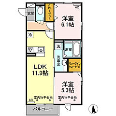 物件の間取り
