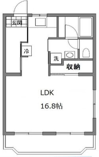 同じ建物の物件間取り写真 - ID:222016407792