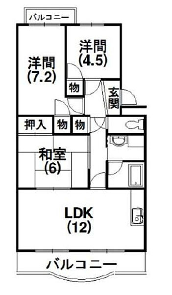 同じ建物の物件間取り写真 - ID:222016851239