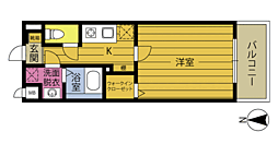 CREACOURTISHIGAKIEAST 1SKの間取図画像