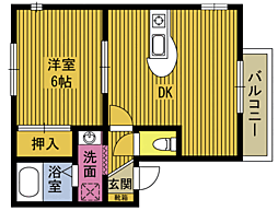 ドミールシャルマンＢ 2階
