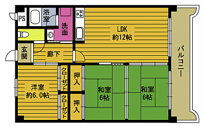 同じ建物の物件間取り写真 - ID:244003932124