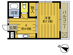 ヴィラ・アンソレイエ城原Ｃ 3階