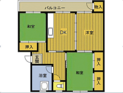物件の間取り