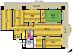 物件の間取り