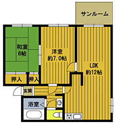 タウニ−ハイツ安部 1階