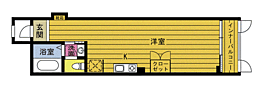 S・Pocket ワンルームの間取図画像