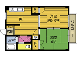 ルーエハイムII 2階
