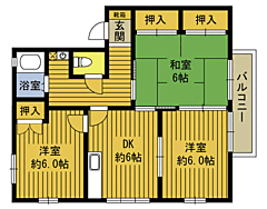 物件の間取り