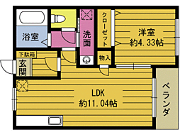 ラヴェール波希2 1階/105
