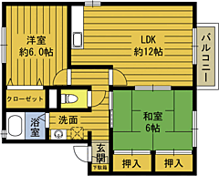 物件の間取り