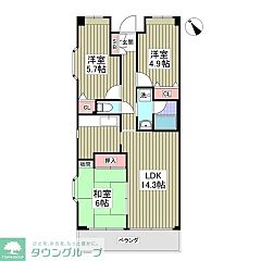 物件の間取り