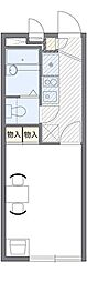 レオパレス和 1Kの間取図画像