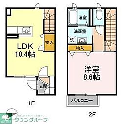 グランYOU 1LDKの間取図画像