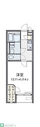 ミランダ光彩EAST 1Kの間取図画像
