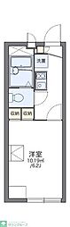 レオパレスパルマ 1Kの間取図画像