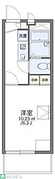 レオパレス山都 1Kの間取図画像