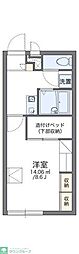 レオパレスHMアリーナ 1Kの間取図画像
