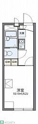 レオパレスWinz 1Kの間取図画像
