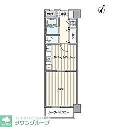 ライオンズマンション相模台第5 1DKの間取図画像