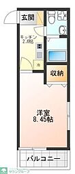 Reblanche～リブランシェ～ 1Kの間取図画像