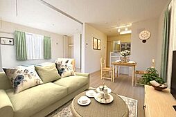 桜アパートメント 201 2階1LDKのリビング/ダイニング