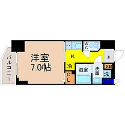 間取図画像 1K