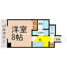 間取図画像 1K