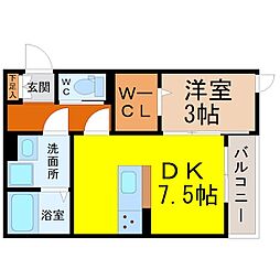 間取図画像 1DK