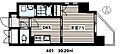 プレステージ3624階13.0万円