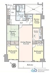 間取図画像 3LDK