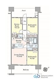 間取図画像 2SLDK