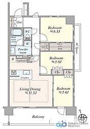 間取図画像 3LDK