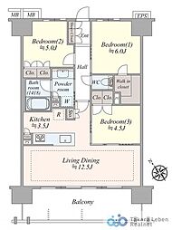 間取図画像 3LDK