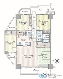 間取図画像 3SLDK