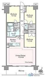間取図画像 3LDK