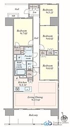 レーベン菜園THASERENIA 4LDKの間取図画像