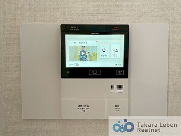モニター付きインターホン
