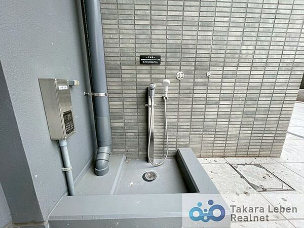 ペット足洗い場