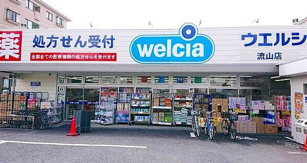 ウエルシア流山店 徒歩11分。 840m