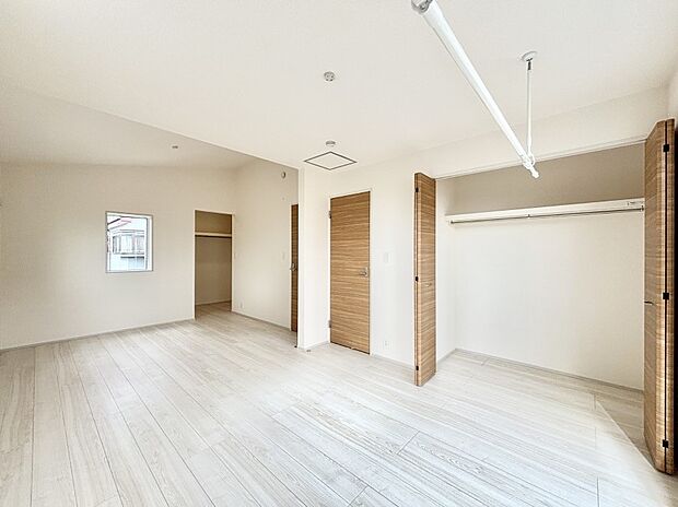 収納も充実しています!どんなお部屋にするか考えるのが楽しみですね。