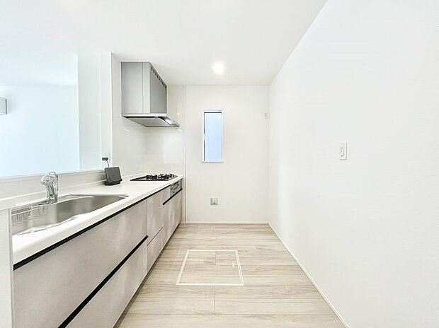 ゆとりあるキッチンではご家族と楽しくお料理ができます。