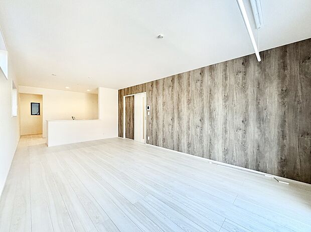 住む方の個性が引き出される、インテリアを考えるのが楽しみなリビングです！ 