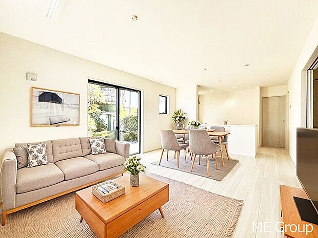 落ち着いた雰囲気のＬＤＫは家族みんなの快適空間※家具はCGです