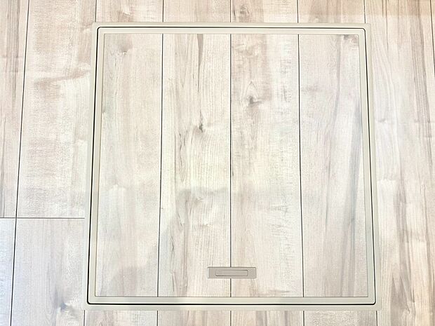 床下収納付き!日用品・非常用品の収納にも大活躍。